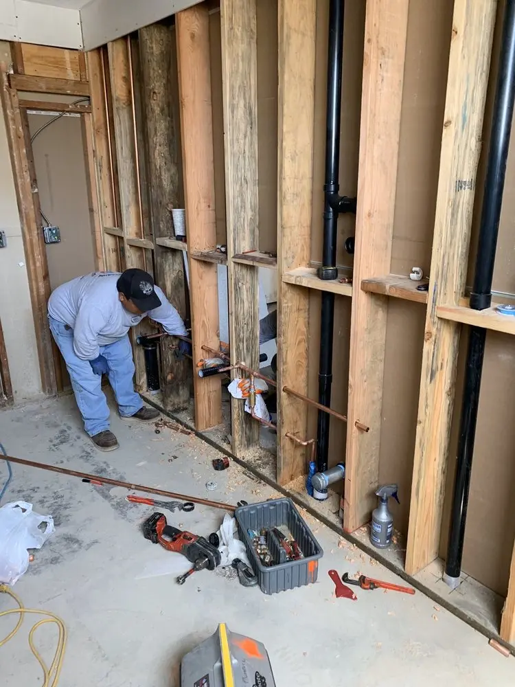 Commercial rough-in plumbing for Trenchless Sewer Repair in Lee